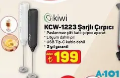 KİWİ KCW-1223 SÜT KÖPÜRTÜCÜ